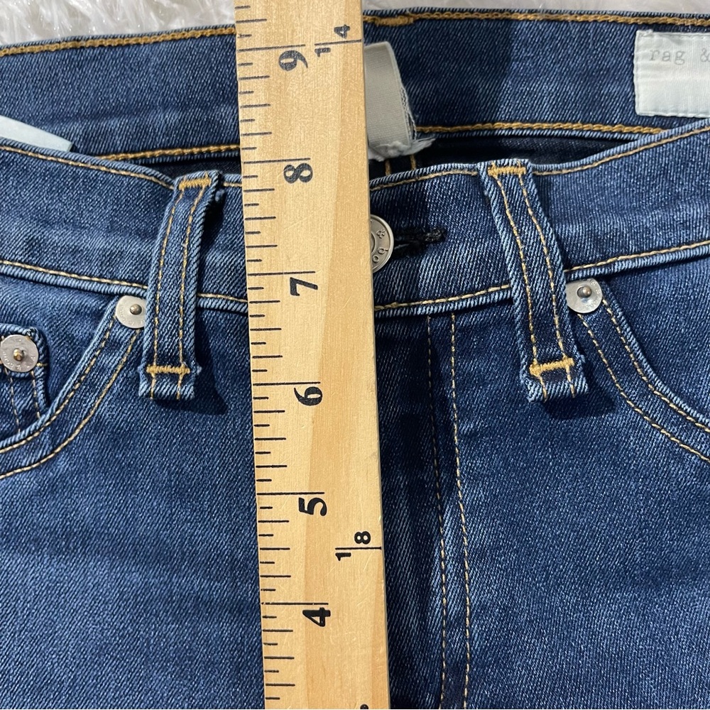 Rag & Bone Jeans Womens Size 27 Skinny Stretch Blue - Picture 6 of 8